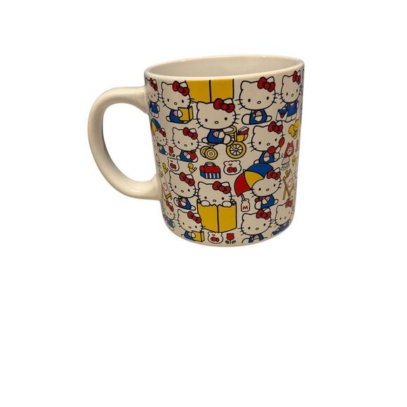 Sanrio Hello Kitty Ceramic Coffee Mug Cute Kawaii Pattern Collectible Tea Cup - Picture 3 of 4